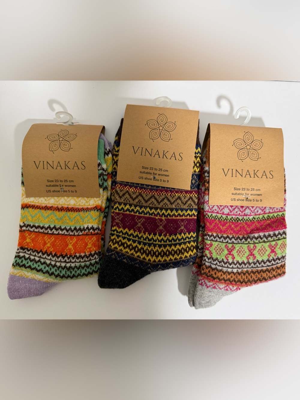 Vinakas Sock Bundle NWT US Shoe Size 5-9